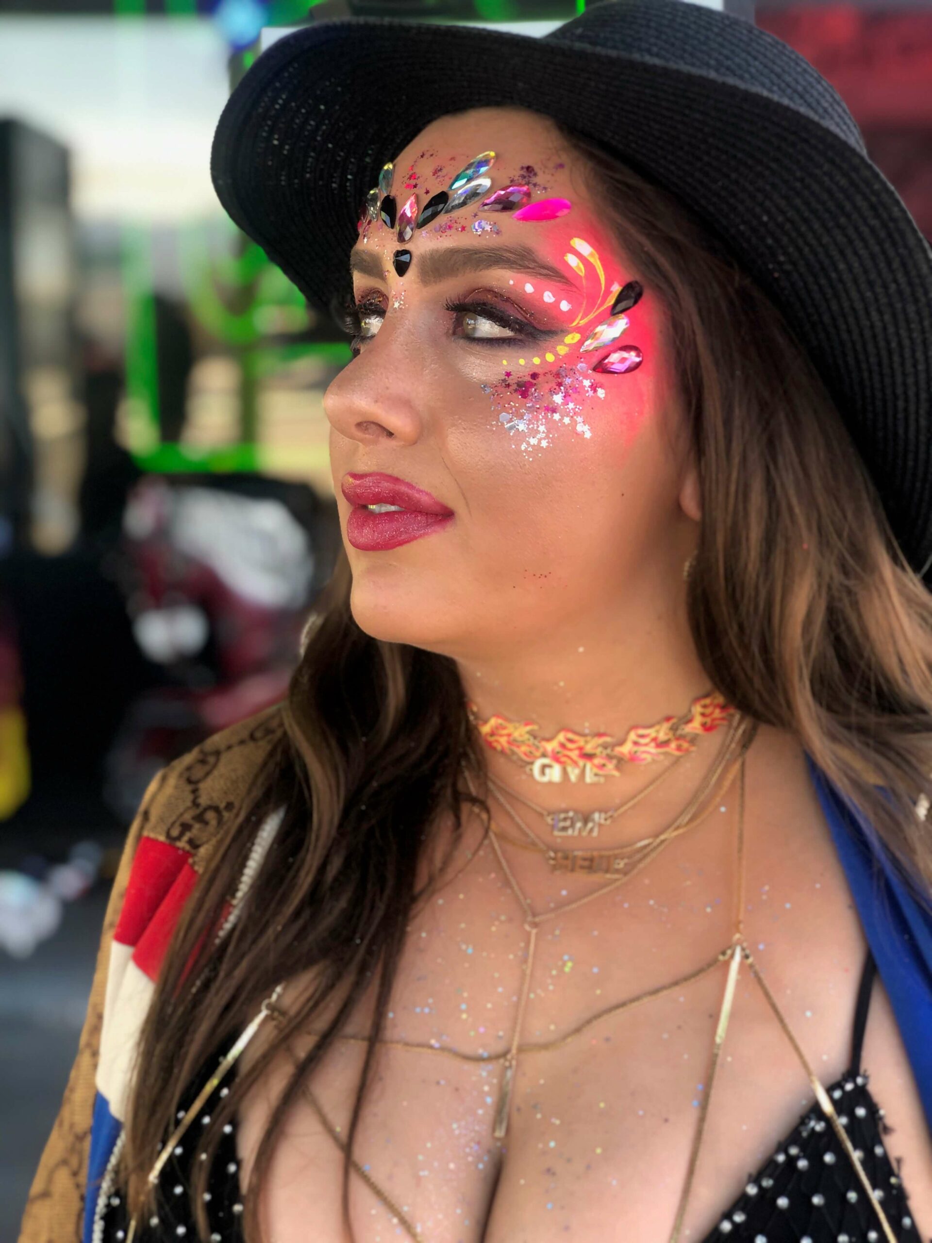festival makeup